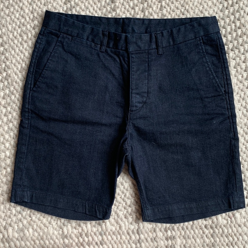 H&M Dark Denim Dress Shorts